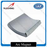 Diametrically Magnetized Neodymium Arc Magnets 54x28x30x35mm Ni Coating for sale
