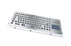 China Function Keys SS Industrial Keyboard With Trackball Rear Mounting 20mA supplier