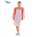 Water Resistance Light-Weight Disposable Non-Woven Apron Without Sleeves Kitchen Use PP Apron for sale