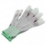 ESD Carbon Fibers Gloves PU Tip Antistatic Safety Gloves for sale