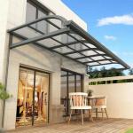 Create Your Dream Patio with a DIY Polycarbonate Awning with Aluminum frame Durable Weather-Resistant and Customizable for sale