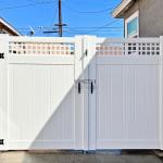 6Ft Outdoor Garden White Cheap PVC Vinyl Lattice Privacy Fence for sale