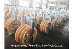 China 660mm Transmission Line Triple Conductor Stringing Pulley Blocks supplier
