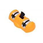 Handheld 2 Stage Knife Sharpener With Suction Pad , Ceramic Grinding Wheel for sale