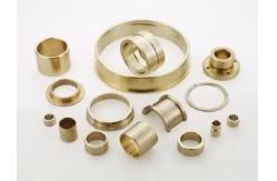 China Bronze Oilless Bearing Good Thermal Conductivity Compact Structure Anti Corrosion supplier