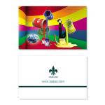 Small Size Custom Lenticular Cards For Advertisement , 3D Lenticular Pictures for sale