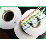 28GSM 27mm x 5000m Straw Wrapping Paper Roll For Party Food Grade for sale