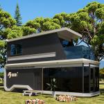 Offices Application Modern Capsule Mobile Home Prefabricated Container Space Capsule House Villa for sale