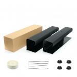 Custom Brown Decorative PVC Wall Trim Decorative Recyclable Wall Moulding Pvc for sale