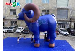 China 7.5m Inflatable Goat Animals Model Balloons Custom Inflation Riding Goat Advertising supplier