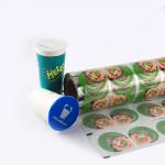 Multi Purpose PET PE PP Cup Plastic Film Roll Heat Sealing Packaging Film for sale