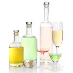 Flint Empty Glass Liquor Bottles 200ml 375ml 1000ml OEM for sale