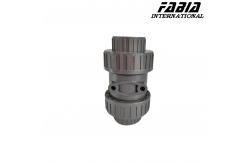 China Pneumatic Double Command Ball Valve with PVC Body supplier
