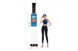 China Shanghe Intelligent Height Weight Scale Blood Pressure Fat Scale Analysis Medical Kiosk supplier