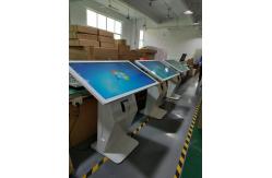 China AC110V Floor Stand Digital Signage PCAP Touch Screen Thermal Printer supplier
