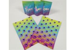 China 3.5 Gram Plastic Pouches Packaging Custom Label Printed CBD Cookies Resealable k supplier