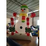 Customized Holiday Inflatable Christmas Decorations Snowman 3.5 X 2.5 X 4m for sale