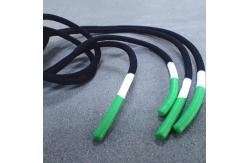China Silicone Tips 140cm Braided Elastic Cord For Shoes supplier