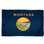 Wind-Adaptive Tech​ Montana Flag Customized Screen Printed Complete Historical Symbols for sale