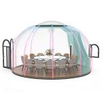ISO Dining Bubble Tent 100% Weatherproof Glass Bubble Tent With Led Light for sale