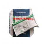 Custom Printed Paper Valve Bags White And Brown For Packaging for sale