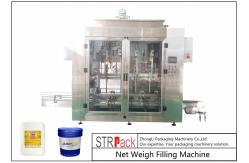 China Net Weight 3KW Automatic Liquid Filling Machine 350B / H Drum Gallons supplier