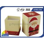 Christmas Design Luxury Rigid Gift Box / Cardboard Gift Boxes Custom Printed for sale