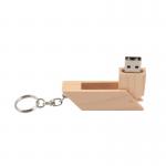 Rectangular Wooden USB Flash Drive Item Bamboo Wood/Maple Wood Support OEM 0°C To 60°C for sale