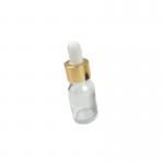 Clear Glass Essential Oil Bottle With Aluminum Dropper Whole Set