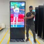 Business Floor Standing Digital Signage LCD Touch Screen Kiosk Advertising Display for sale