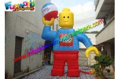 China Customzied 6mh Inflatable Man , Inflatable Robert Toy for Advertising supplier