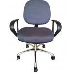 SGS  Laboratory Furniture Rotatable ESD Lab Chairs With Armrest for sale