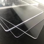 Clear Plastic PETG Sheet With Round Corner for sale
