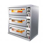 CE 220V 110V 3 Deck Bakery Oven Commercial Electric Pizza Oven for sale