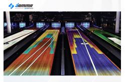 China Game Center Bowling Interactive Projector Games For Double Players supplier