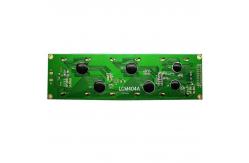China STN Blue Monochrome 40x4 Character LCD Display Module with LED Backlight supplier