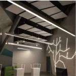 Offices 40 Watt LED Pendant Strip Light Powder Coating 2700K 4000K for sale