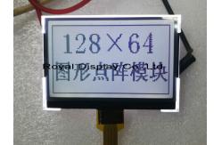 China 12864 Stn COG Lcd Module Blue Negative Industrial LCD Screen Transmissive supplier