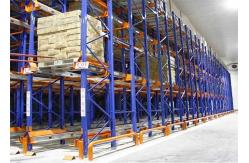 China Forklift Drive In Racking System , Drive In Warehouse Racking Optional Dimension supplier