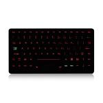 IP65 Silicone Industrial backlit Keyboard With Sealed Touchpad For Computer for sale