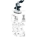 1000x Metal Polarizing Light Microscope Halogen Lamp Microscopes A15.0201