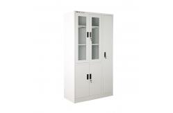 China H1850mm 0.6mm Thickness Metal Document Cabinet With Locker supplier