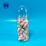 Leak Proof Clear 420ml Dome Clear Plastic Cans For Cookies for sale