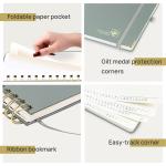 100GSM Ivory Paper Weekly Schedule Planner Custom 12 Month Time Span