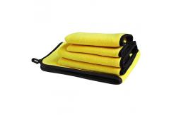 China Microfibre Reusable Auto Detailing Towels For Car Wash Cleaning supplier