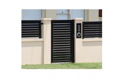 China Double Sliding Aluminium Gate Door Frame Waterproof Function supplier