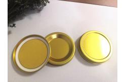 China 10g Vacuum Empty Caviar Tin Can Food Grade With 0.28mm Tinplate Material supplier