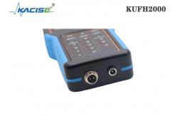 China KUFH2000B Handheld Ultrasonic Flow Meter / Transducer With SD Card Function supplier