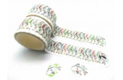 China 15mm Single Sided Fishes Pattern Washi Tape And Stickers supplier