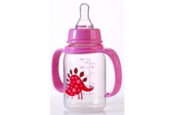 China Standard 4oz 125ml Polypropylene Baby Bottles Two Handle supplier